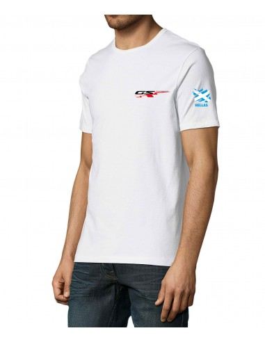 White T-Shirt «Powered Team By GS»